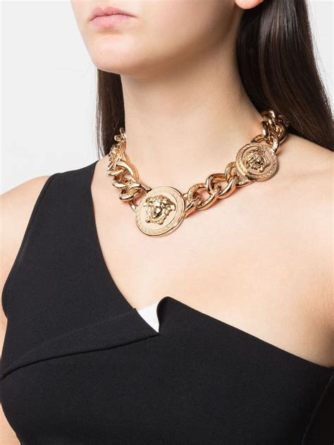 versace chain originali 200 usate|versace necklace farfetch.